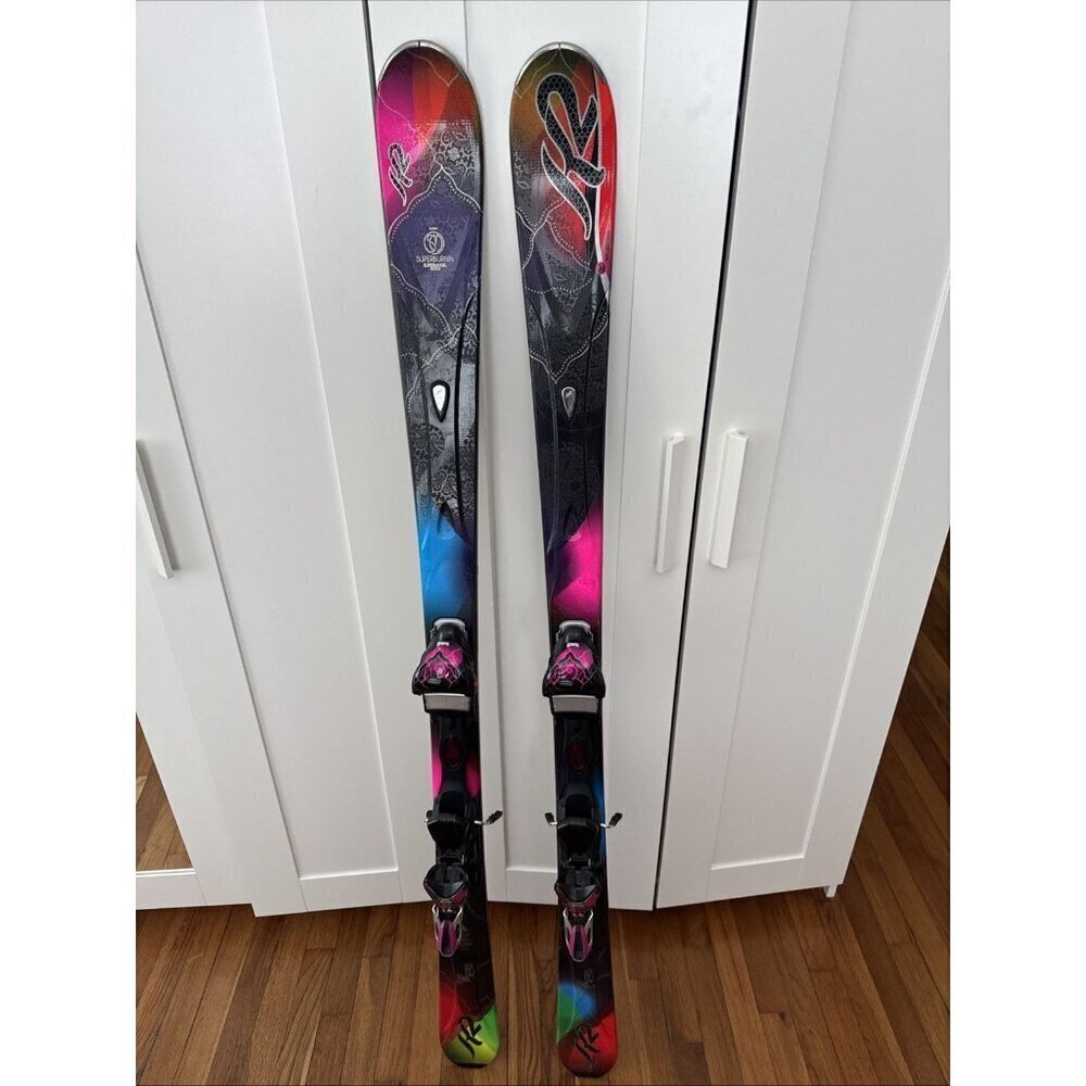 K2 SuperBurnin Skis + Marker ERS 11.0 TC Bindings 153 Women's